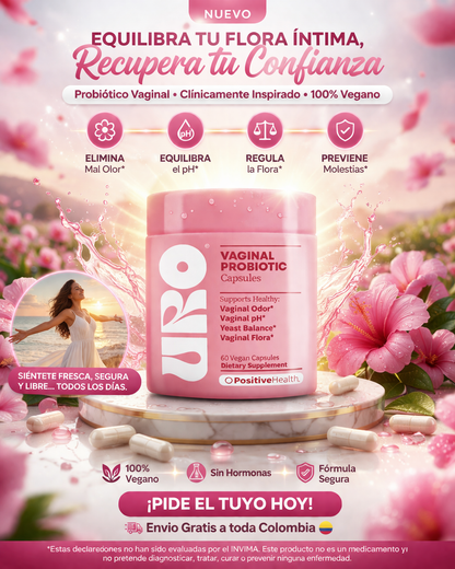 🌸 Siéntete fresca, segura y protegida todos los días  Con Uro Probiotic 💗