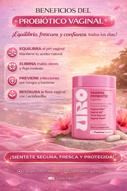 🌸 Siéntete fresca, segura y protegida todos los días  Con Uro Probiotic 💗