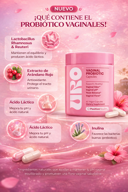 🌸 Siéntete fresca, segura y protegida todos los días  Con Uro Probiotic 💗